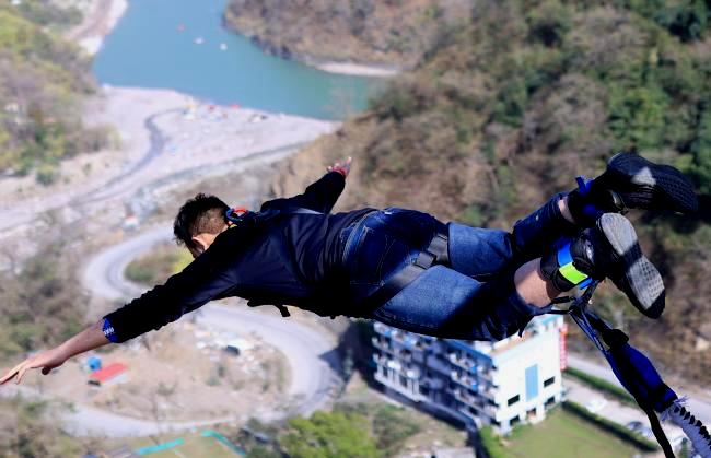 Shivpuri bungee jumping